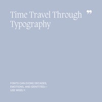 48 Time Travel Through Typography